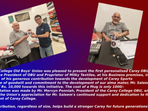 OBU Mug Presentation